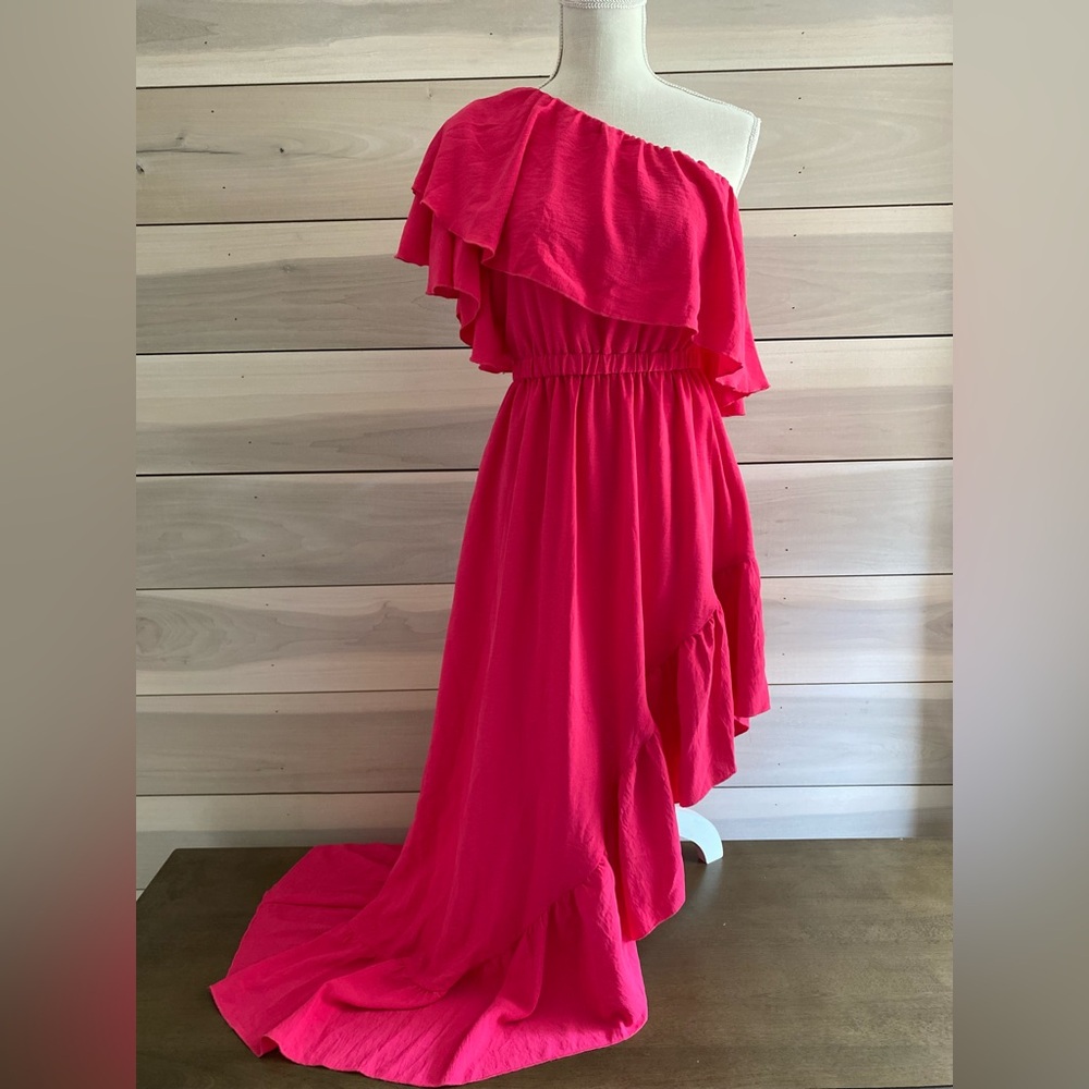 Asymmetrical One-Shoulder Dress, size small